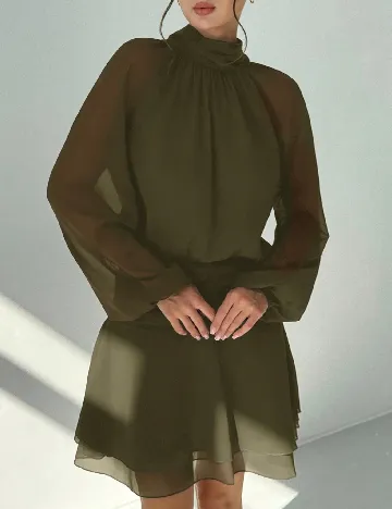 Rochie scurta SHEIN, verde