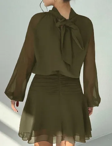 Rochie scurta SHEIN, verde