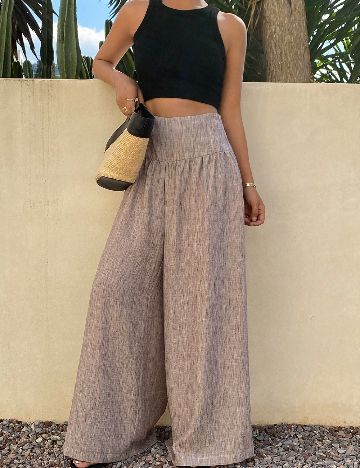 Pantaloni Dazy, maro