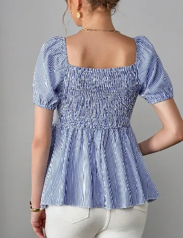 Bluza SHEIN Maternity, albastru