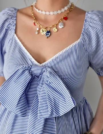 Bluza SHEIN Maternity, albastru