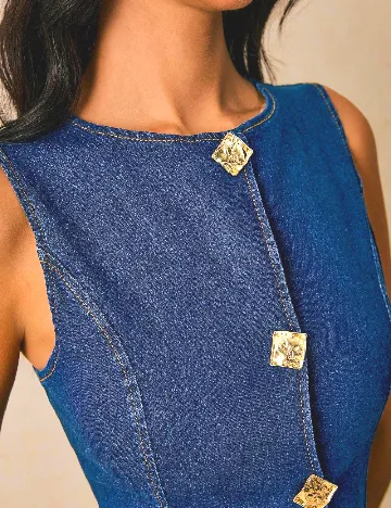 Rochie scurta SHEIN, albastru