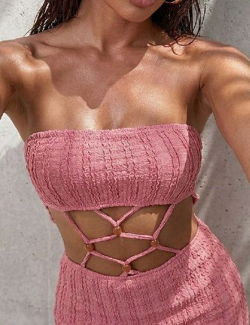 Rochie scurta SHEIN, roz
