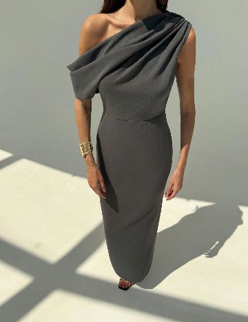 Rochie lunga SHEIN, gri