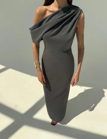 Rochie lunga SHEIN, gri