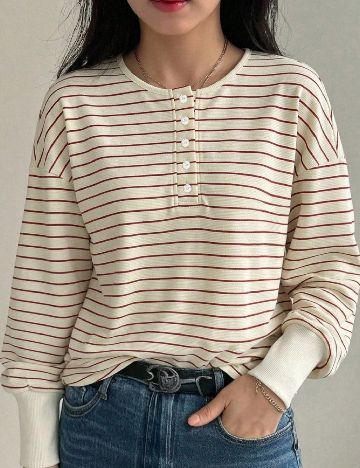 Bluza Oversize Dazy, crem