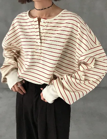 Bluza Oversize Dazy, crem