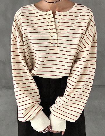 Bluza Oversize Dazy, crem