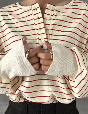 Bluza Oversize Dazy, crem