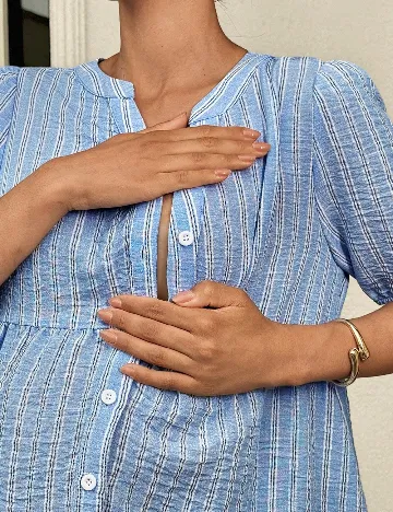 Bluza SHEIN Maternity, albastru
