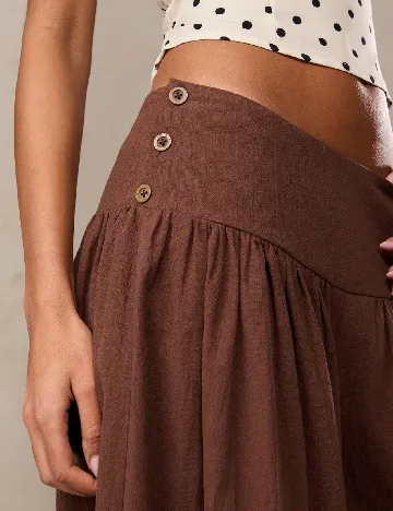 Pantaloni SHEIN, maro