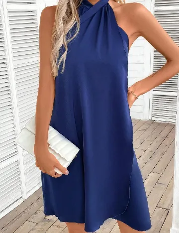 Rochie scurta SHEIN, bleumarin
