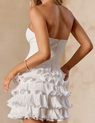 Rochie scurta SHEIN, alb