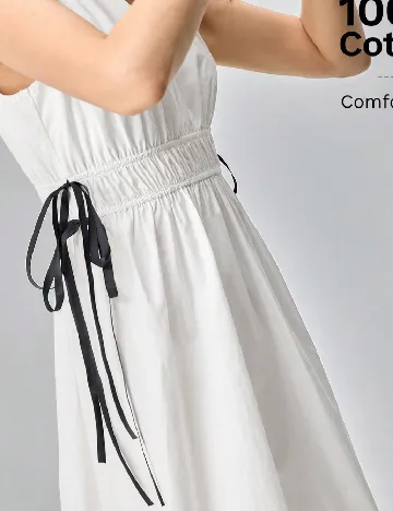 Rochie medie SHEIN, alb