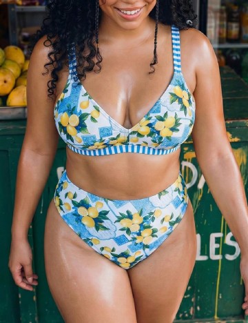 Costum de baie SHEIN CURVE, mix culori