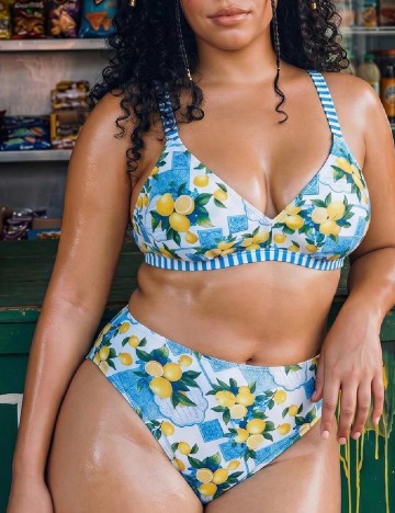 Costum de baie SHEIN CURVE, mix culori