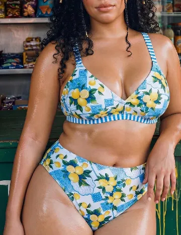Costum de baie SHEIN CURVE, mix culori