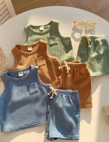 Set compleuri 3 bucati Shein Kids, mix culori