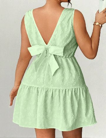 Rochie scurta SHEIN CURVE, verde