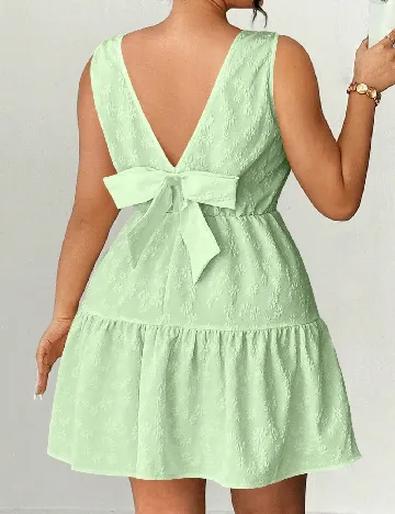 Rochie scurta SHEIN CURVE, verde