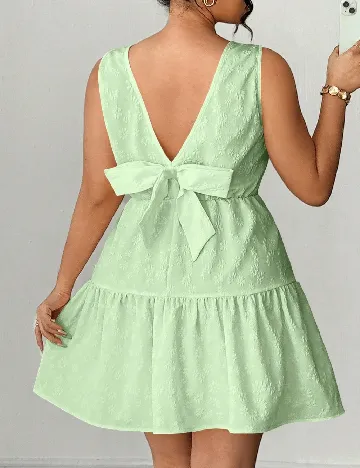 Rochie scurta SHEIN CURVE, verde