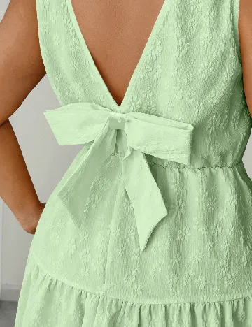Rochie scurta SHEIN CURVE, verde