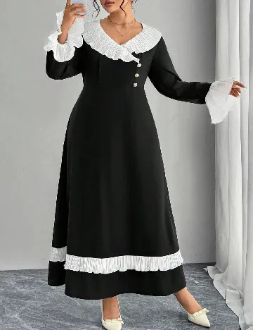 Rochie lunga SHEIN CURVE, negru