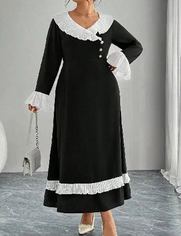 Rochie lunga SHEIN CURVE, negru
