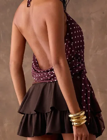 Fusta pantalon SHEIN, maro
