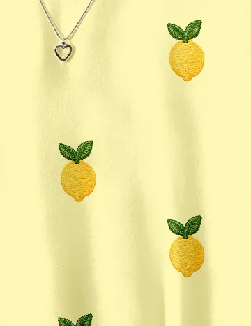 Tricou Shein Kids, galben