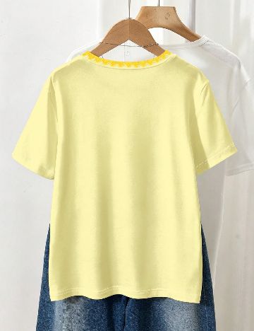 Tricou Shein Kids, galben