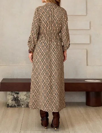 Rochie medie SHEIN CURVE, maro