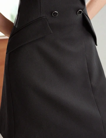 Rochie scurta MOTF, gri inchis