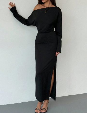 Rochie lunga SHEIN, negru