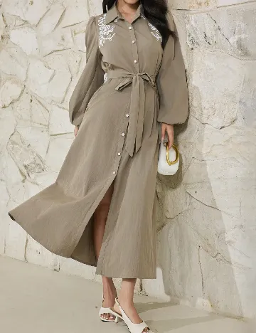 Rochie lunga SHEIN, gri