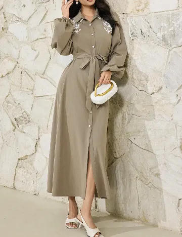 Rochie lunga SHEIN, gri