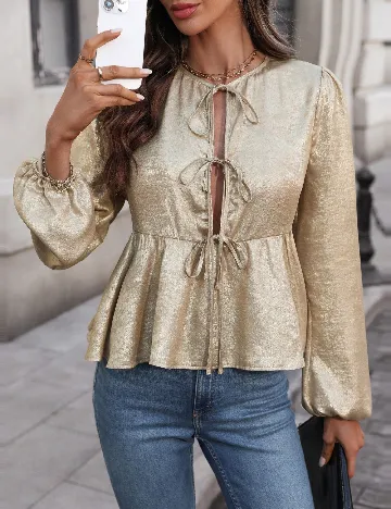 Bluza SHEIN, auriu