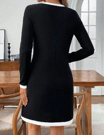 Rochie scurta Emery Rose, negru