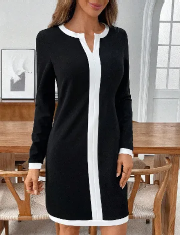 Rochie scurta Emery Rose, negru