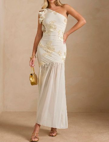 Rochie lunga SHEIN, galben deschis
