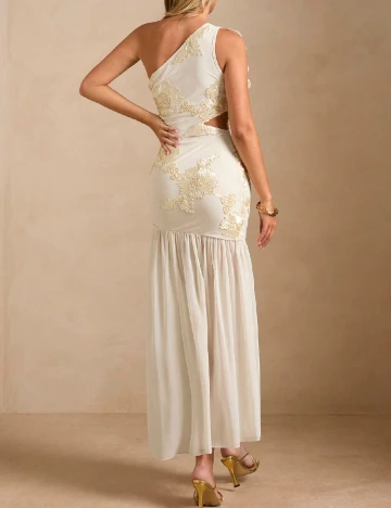 Rochie lunga SHEIN, galben deschis