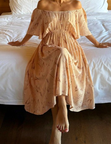Rochie de noapte Dazy, piersica