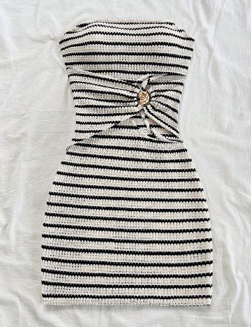 Rochie scurta SHEIN, crem