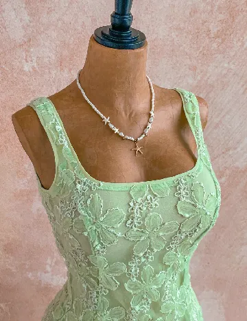 Rochie scurta SHEIN, verde