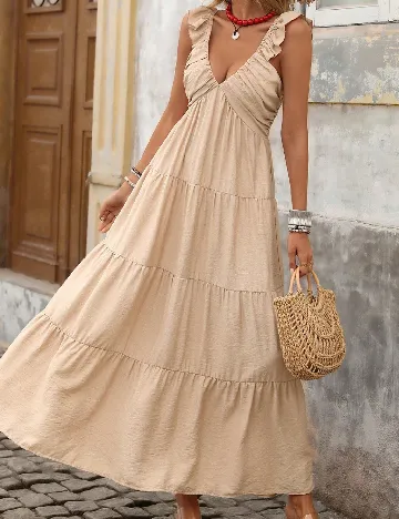Rochie lunga SHEIN, bej