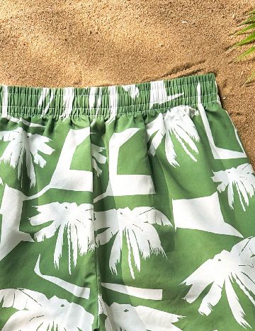 Pantaloni scurti Shein Kids, verde