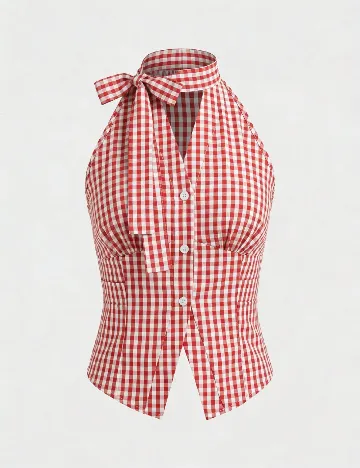 Top SHEIN, rosu