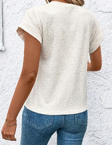 Tricou SHEIN, ecru
