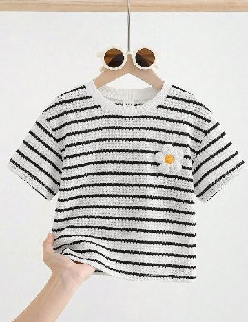 Tricou Shein Kids, alb