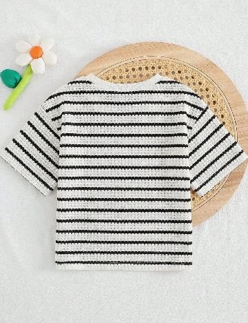 Tricou Shein Kids, alb